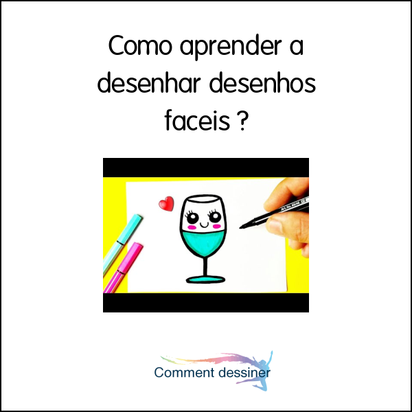 Como aprender a desenhar desenhos fáceis